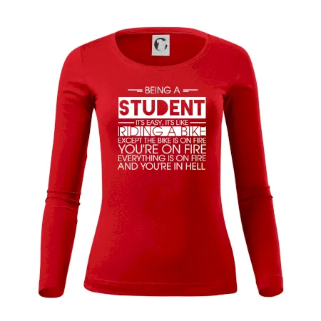 Being a student - bike