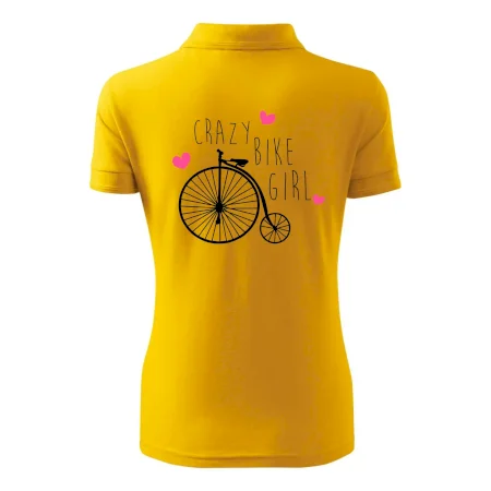 Crazy bike girl