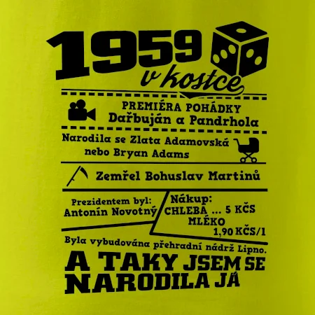 1959 v kostce