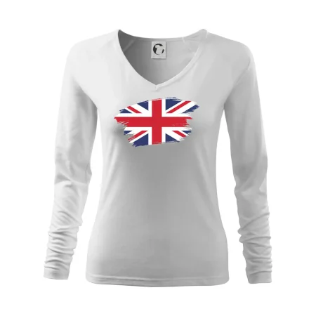 Britská vlajka roztrhaná