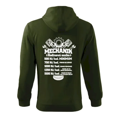 Mechanik - hodinová sazba