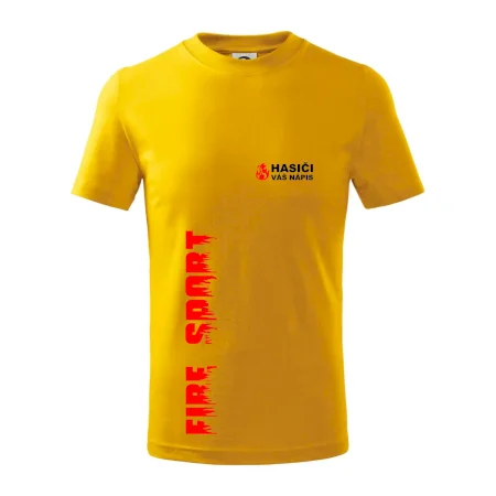 Hasiči (oheň,  Firesport, název sboru - vlastní nápis)