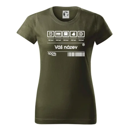 Čárový kód - Vlastní text