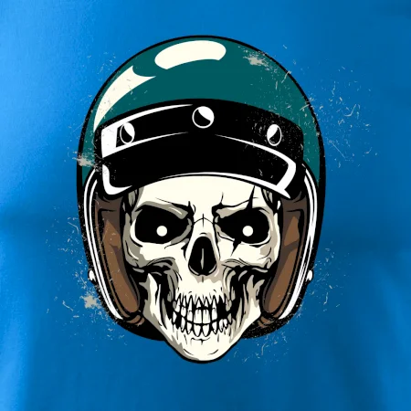 Moto helma modrá