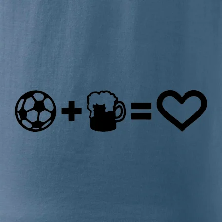 Míč, pivo, srdce