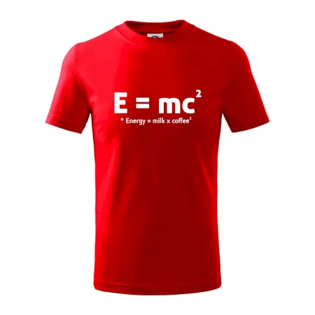 e = mc2 - coffee milk