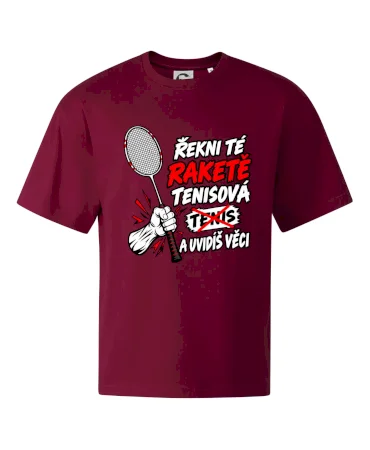 Badmintonová raketa není tenisová