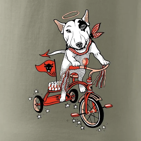 Bull terier anděl (Pecka design)