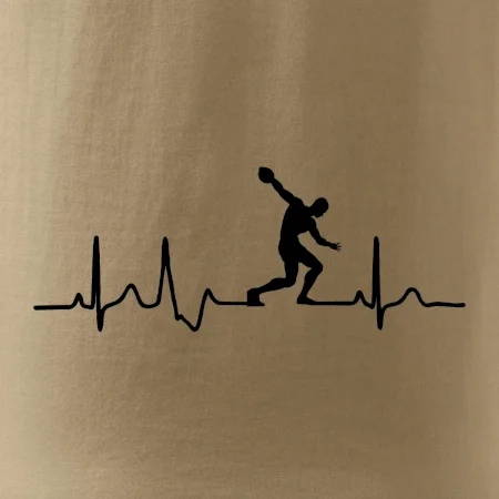 EKG hod diskem