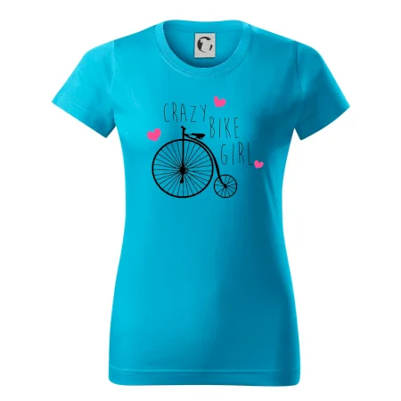 Crazy bike girl