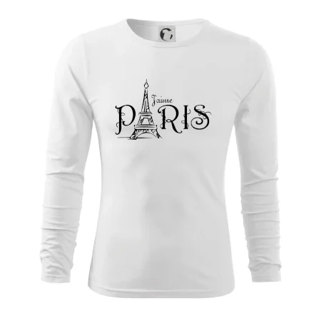 Paris nápis Eiffelovka rovný