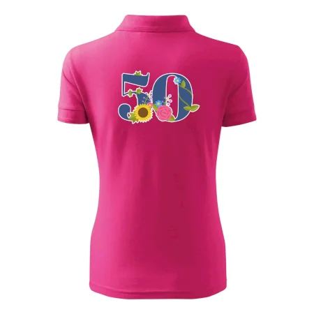 Květinové číslo kreslené - 50