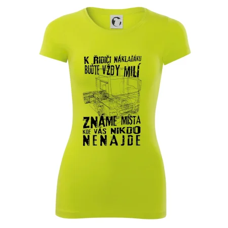 K řidiči náklaďáku buďte vždy milý