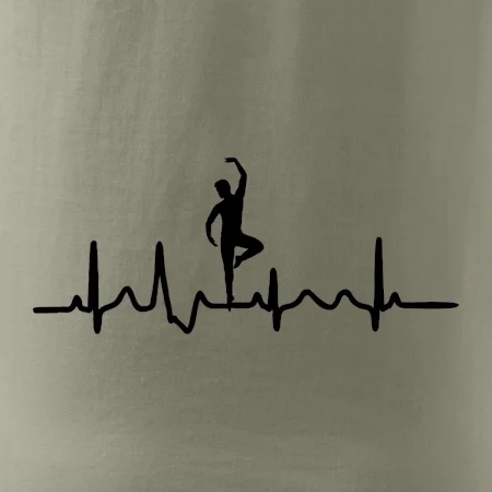EKG tanečník muž