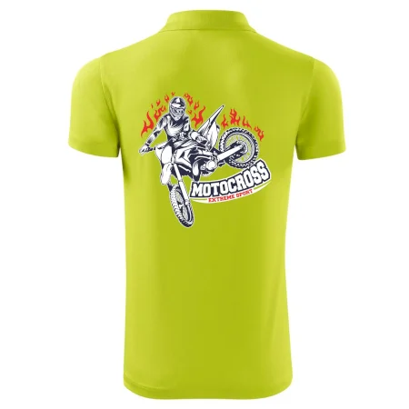 Motocross extreme sport fire
