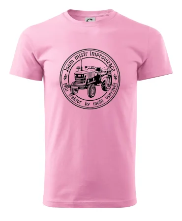 Mistr improvizace starý traktor