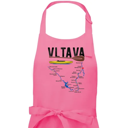 Mapa řeky Vltavy