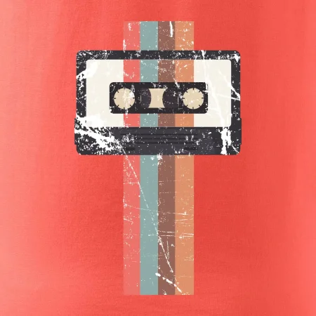 Retro kazeta - pruhy