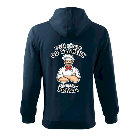 Lepší břicho od slaniny než hrb od práce