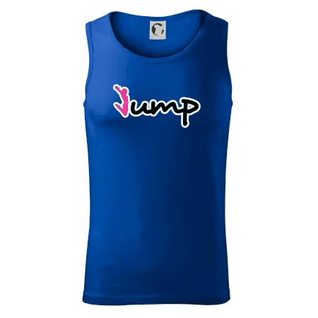 Jump - nápis a panáček