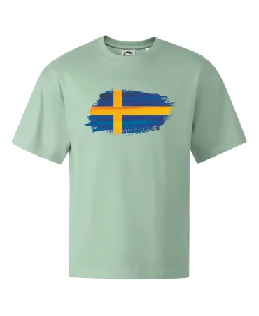 Švédská vlajka kreslená