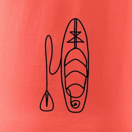 Paddleboard jedním tahem