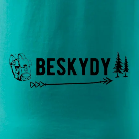 Beskydy nápis