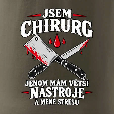 Řezník chirurg s většími nástroji