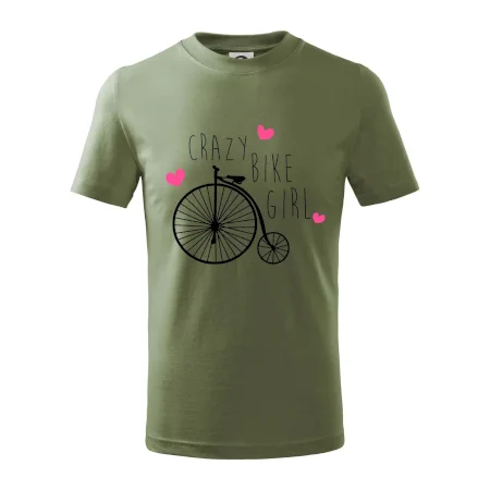 Crazy bike girl