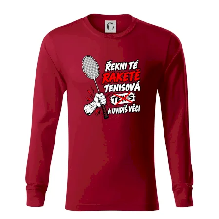 Badmintonová raketa není tenisová