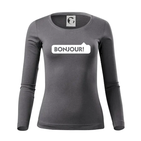 Nápis Bonjour