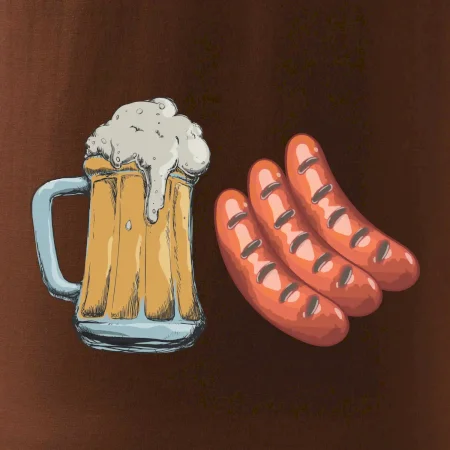 Pivo a klobása