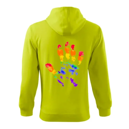 LGBT hand print