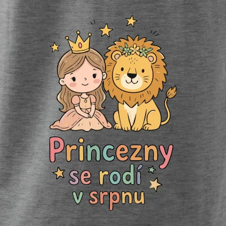 Dětský obrázek - princezny se rodí v srpnu