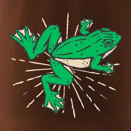Žába zelená kreslená