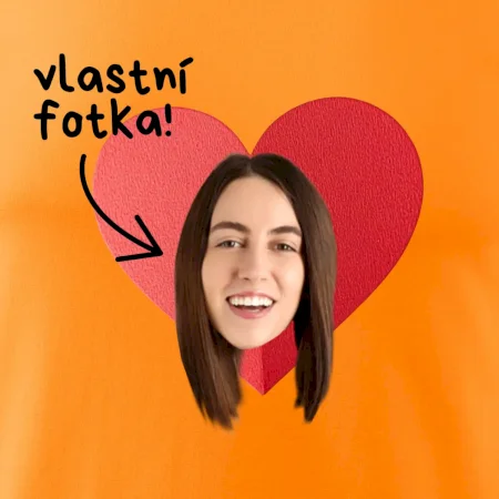 Vlastní fotka v srdci