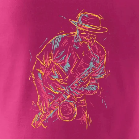 Jazz saxofon splash
