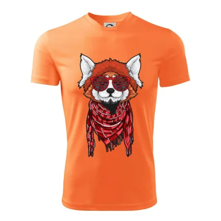 Červená panda hipster
