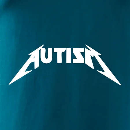 Autism rock nápis