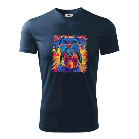 Knírač barevný styl 70s