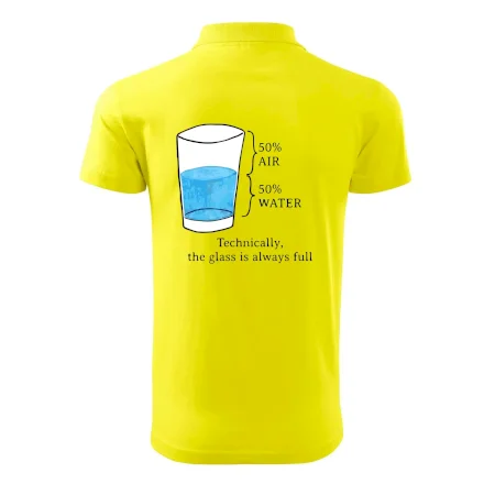 Technically, the glass is always full