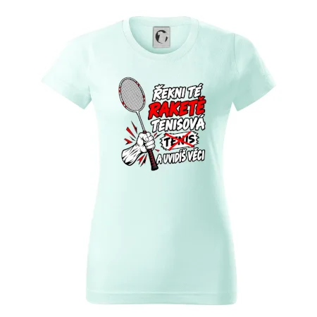 Badmintonová raketa není tenisová