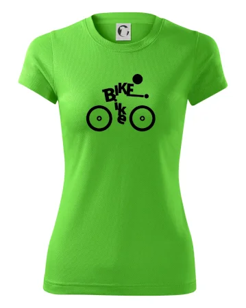 Bike nápis postava