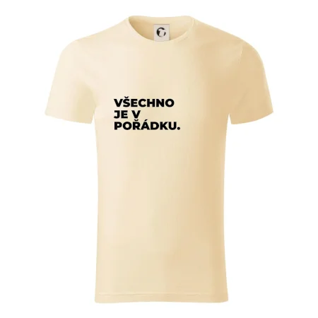 VŠECHNO JE V POŘÁDKU.