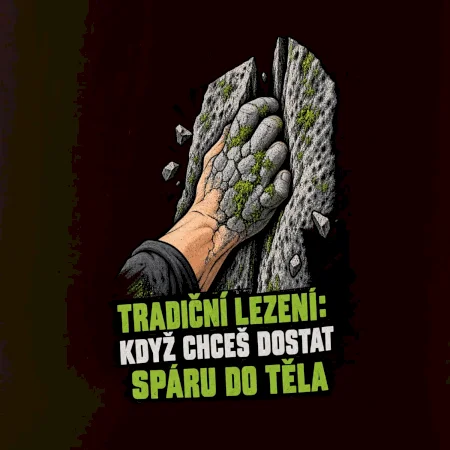 Tradiční lezení se spárou v těle