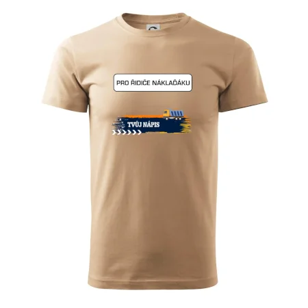 Stavba - vlastní nápis - náklaďák