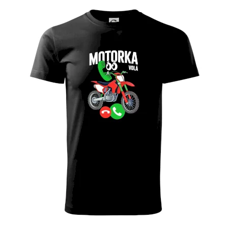 Karikatura motorka cross volá