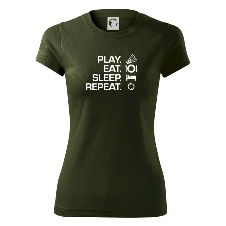 Play Eat Sleep Repeat badminton
