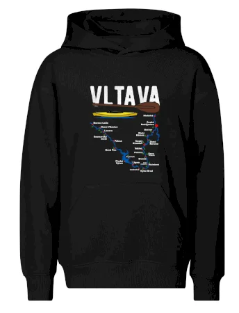 Mapa řeky Vltavy