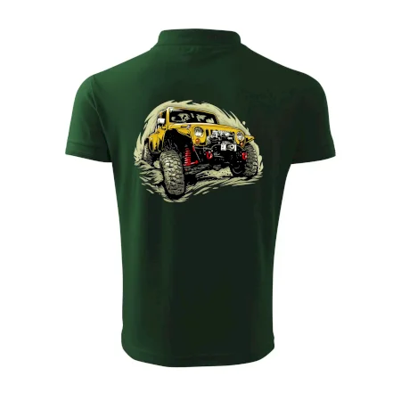 Žlutý offroad s navijákem